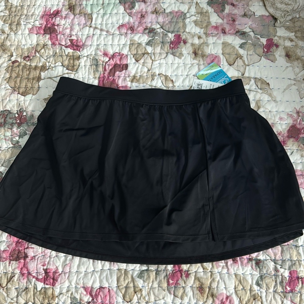 Swim Skirt Bottom - Size 16, side split and Thigh minimizer.